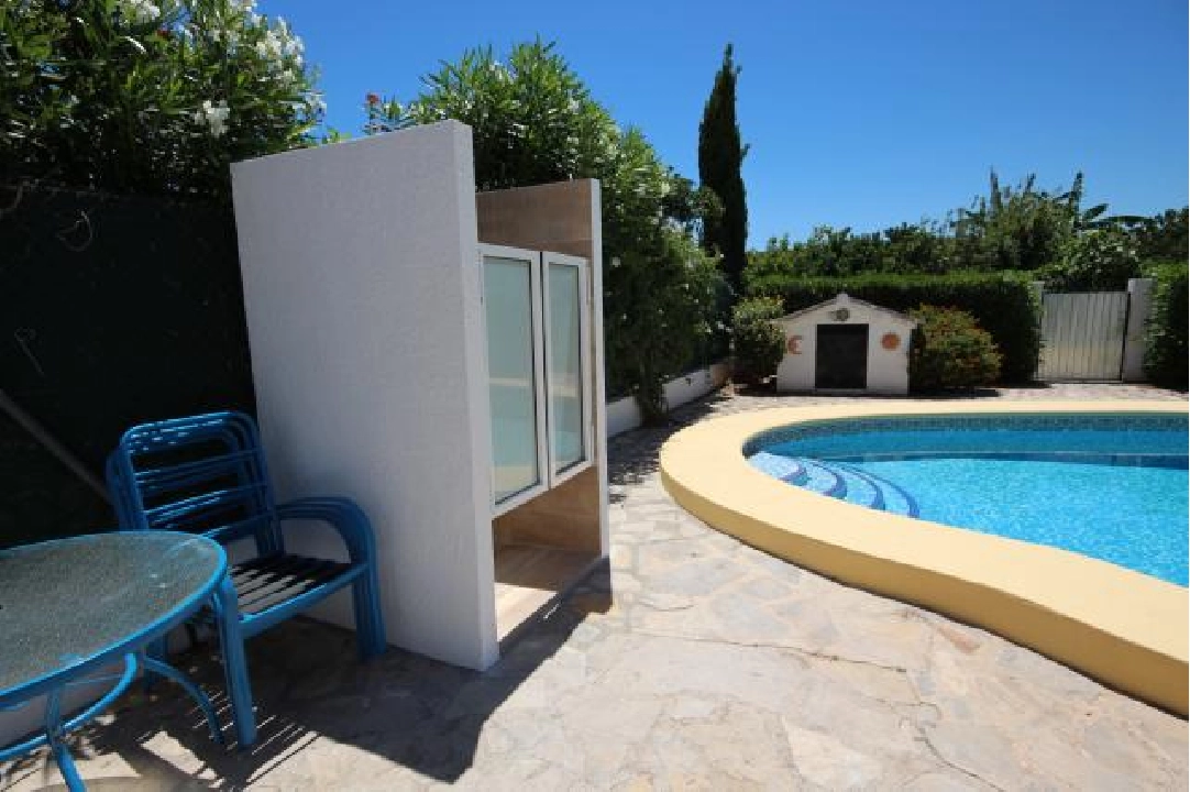 villa en Els Poblets(Gironets) en alquiler de vacaciones, superficie 84 m², ano de construccion 1988, + calefaccion central, aire acondicionado, parcela 547 m², 2 dormitorios, 2 banos, piscina, ref.: V-0115-13