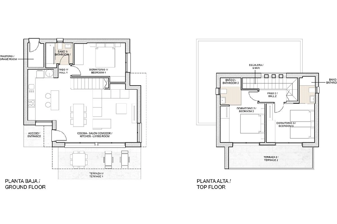 villa en Entrenaranjos en venta, superficie 141 m², estado first owner, parcela 221 m², 3 dormitorios, 3 banos, ref.: HA-ENN-111-E01-6