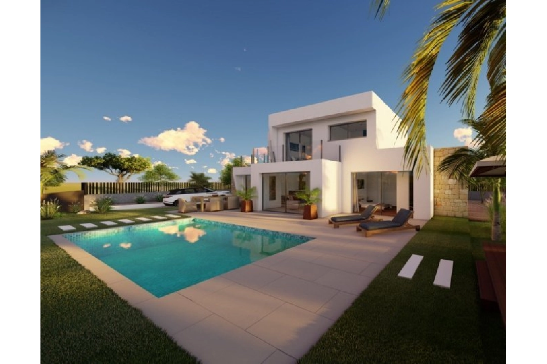 villa en Calpe(Buenavista) en venta, superficie 220 m², ano de construccion 2019, aire acondicionado, parcela 850 m², 4 dormitorios, 3 banos, piscina, ref.: BI-CA.H-413-14