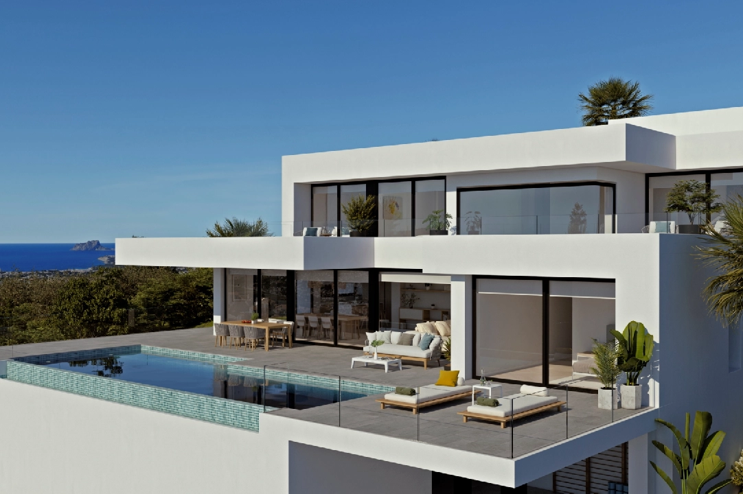 villa en Cumbre del Sol(Residencial Plus Jazmines) en venta, superficie 277 m², parcela 1087 m², 4 dormitorios, 5 banos, piscina, ref.: VA-AJ021-2