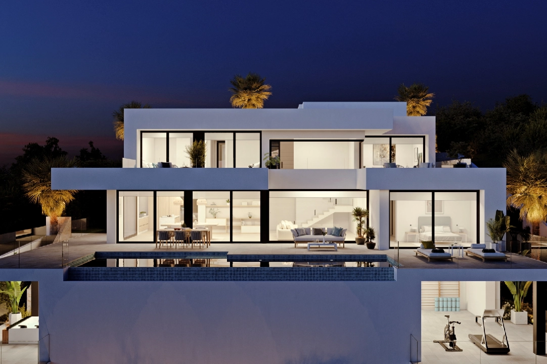 villa en Cumbre del Sol(Residencial Plus Jazmines) en venta, superficie 277 m², parcela 1087 m², 4 dormitorios, 5 banos, piscina, ref.: VA-AJ021-3