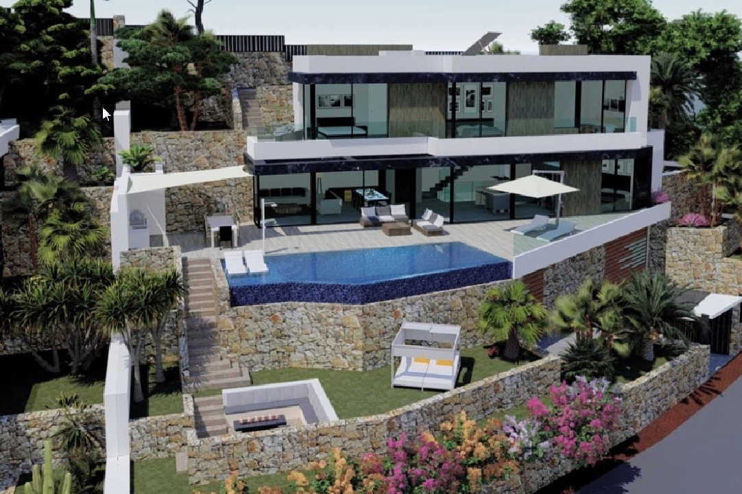 villa en Calpe(Maryvilla) en venta, superficie 349 m², aire acondicionado, parcela 630 m², 4 dormitorios, 4 banos, ref.: BP-3231CAL-2