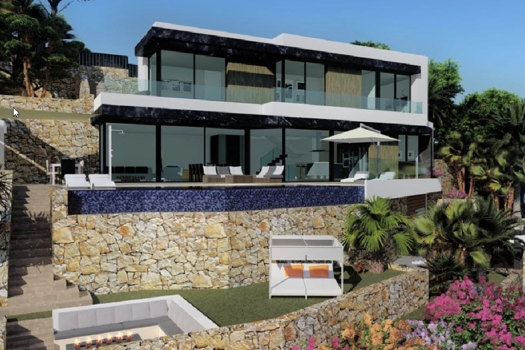 villa en Calpe(Maryvilla) en venta, superficie 349 m², aire acondicionado, parcela 630 m², 4 dormitorios, 4 banos, ref.: BP-3231CAL-4