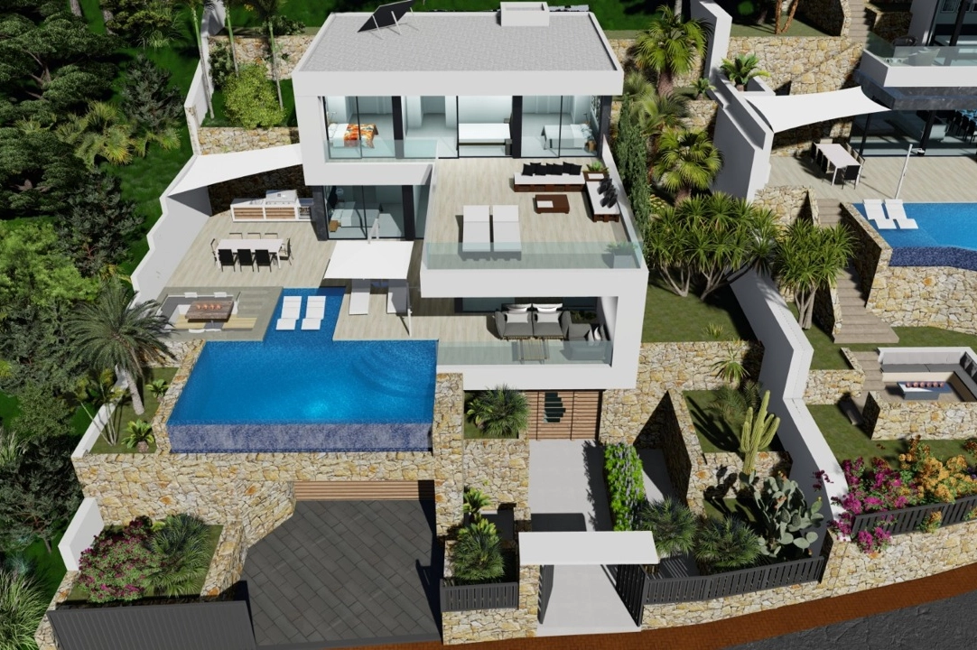 villa en Calpe(Maryvilla) en venta, superficie 440 m², aire acondicionado, parcela 637 m², 4 dormitorios, 6 banos, ref.: BP-3230CAL-5