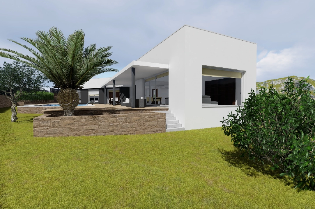 villa en Moraira en venta, superficie 251 m², aire acondicionado, parcela 1030 m², 3 dormitorios, 2 banos, piscina, ref.: CA-H-1351-AMB-12