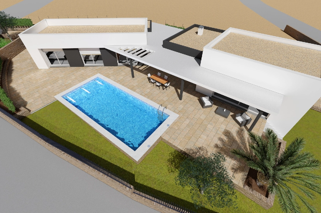 villa en Moraira en venta, superficie 251 m², aire acondicionado, parcela 1030 m², 3 dormitorios, 2 banos, piscina, ref.: CA-H-1351-AMB-8