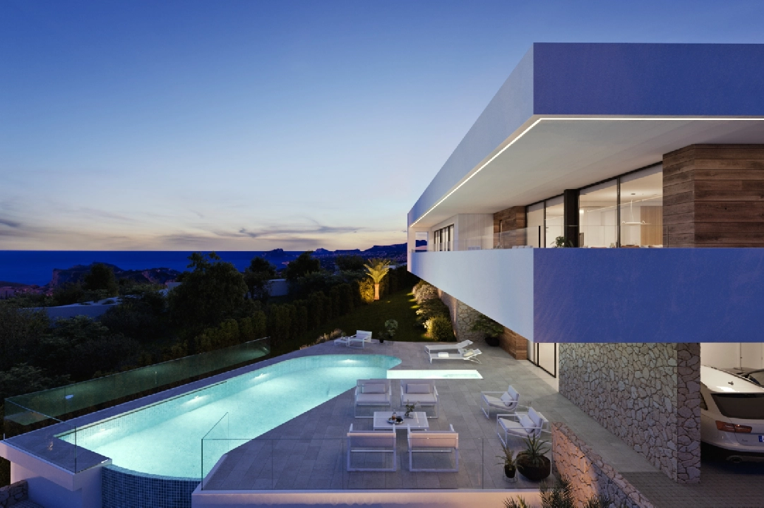 villa en Cumbre del Sol(Residencial Plus Jazmines) en venta, superficie 183 m², parcela 963 m², 3 dormitorios, 4 banos, piscina, ref.: VA-AJ063-1