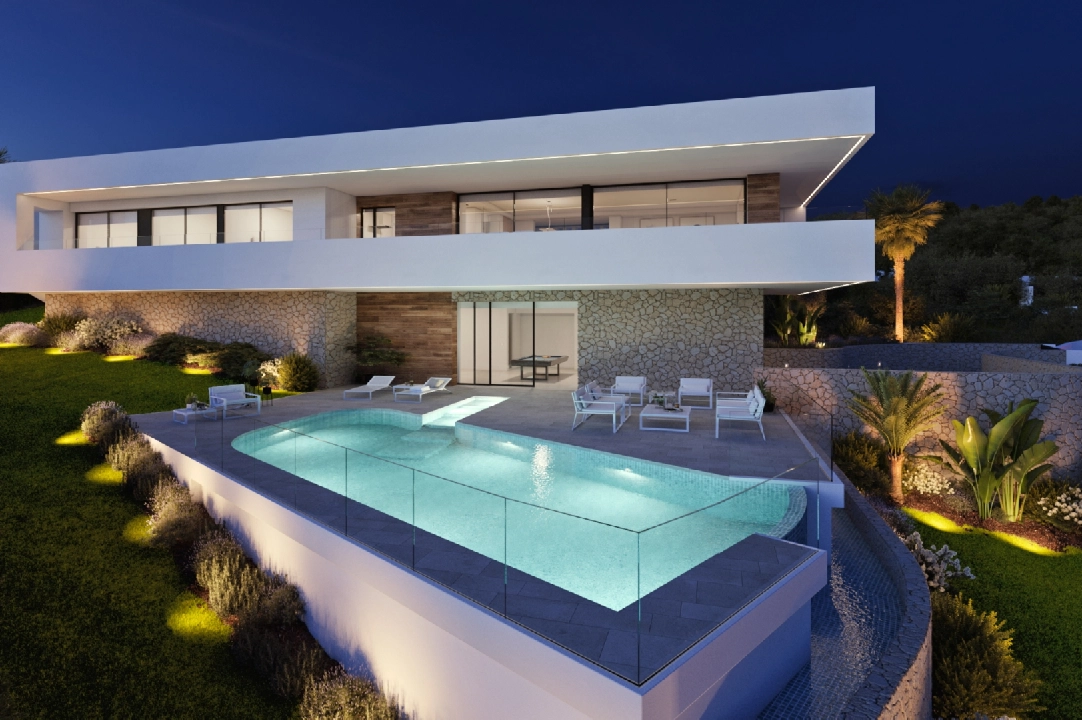 villa en Cumbre del Sol(Residencial Plus Jazmines) en venta, superficie 183 m², parcela 963 m², 3 dormitorios, 4 banos, piscina, ref.: VA-AJ063-2