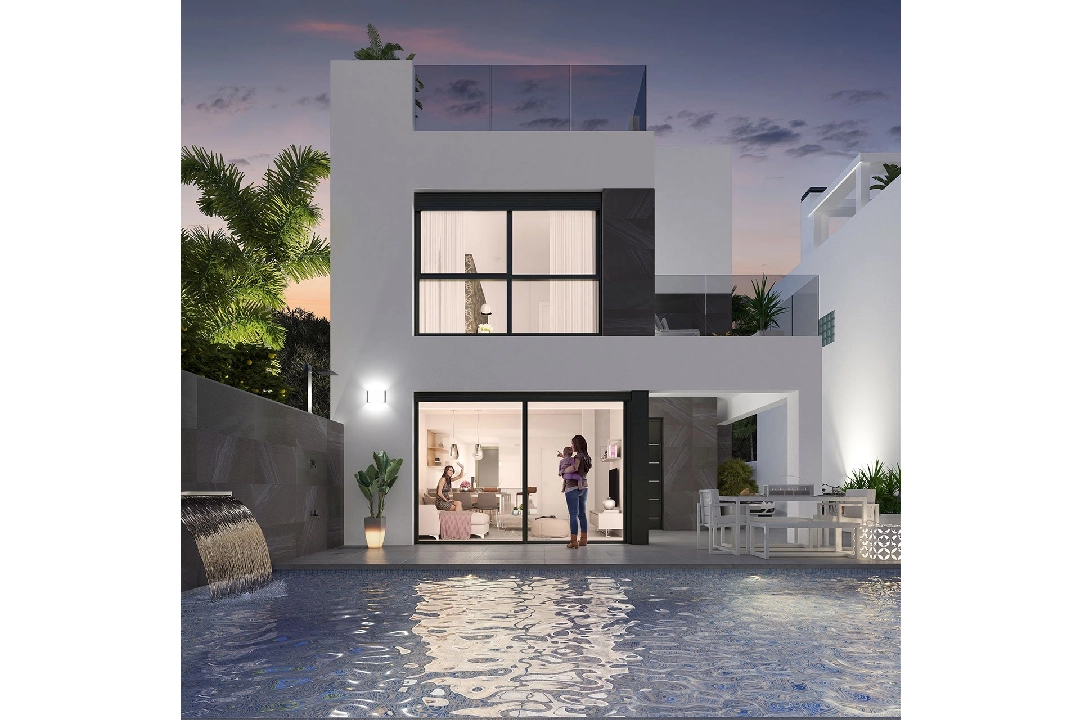 villa en Punta Prima en venta, superficie 203 m², estado first owner, parcela 176 m², 4 dormitorios, 3 banos, piscina, ref.: HA-PPN-430-E01-6