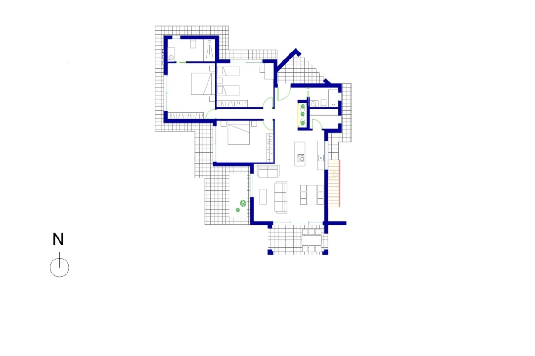 villa en Calpe(Magraner) en venta, superficie 164 m², aire acondicionado, parcela 1001 m², 3 dormitorios, 2 banos, ref.: BP-6247CAL-8
