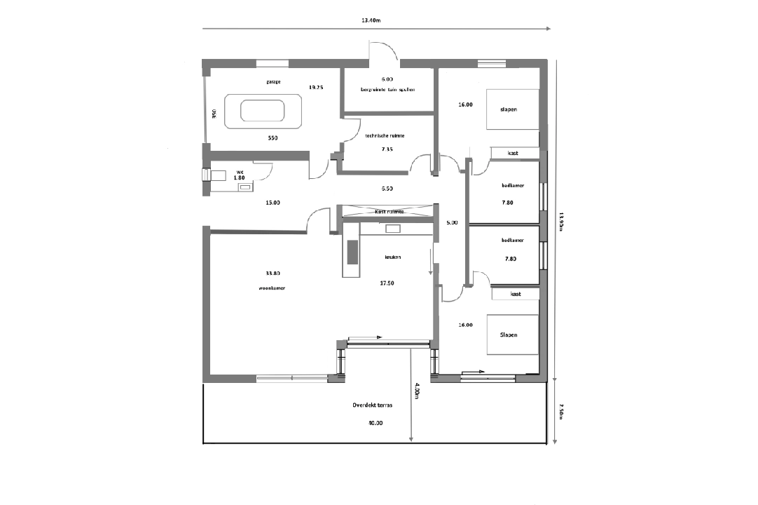 villa en Javea(Montgo) en venta, superficie 226 m², aire acondicionado, parcela 1500 m², 3 dormitorios, 3 banos, ref.: BP-6251JAV-10