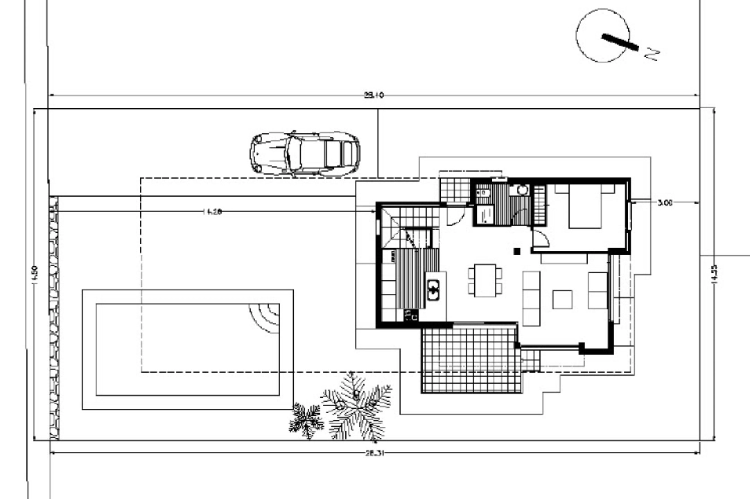 villa en Denia-La Sella en venta, superficie 150 m², aire acondicionado, parcela 326 m², 3 dormitorios, 2 banos, ref.: BP-3422SEL-3