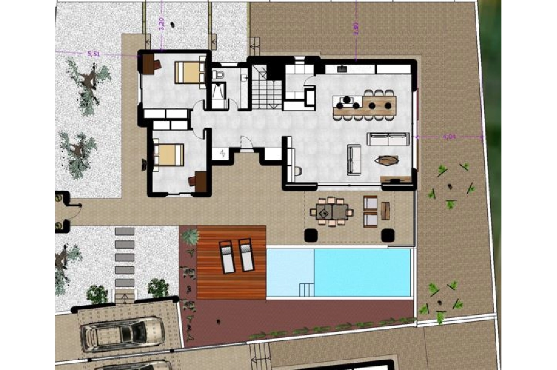 villa en Benidorm(La Nucia) en venta, superficie 387 m², parcela 603 m², 3 dormitorios, 2 banos, ref.: BP-3429NUC-32