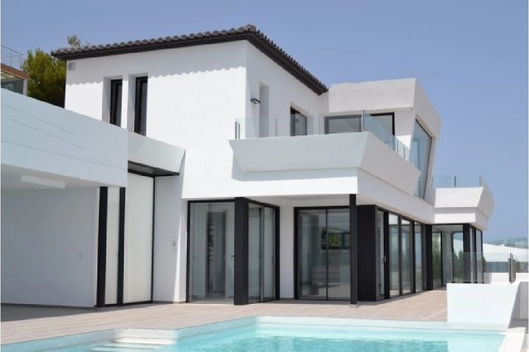 villa en Calpe en venta, superficie 450 m², aire acondicionado, parcela 956 m², 5 dormitorios, 5 banos, piscina, ref.: BS-3974680-1