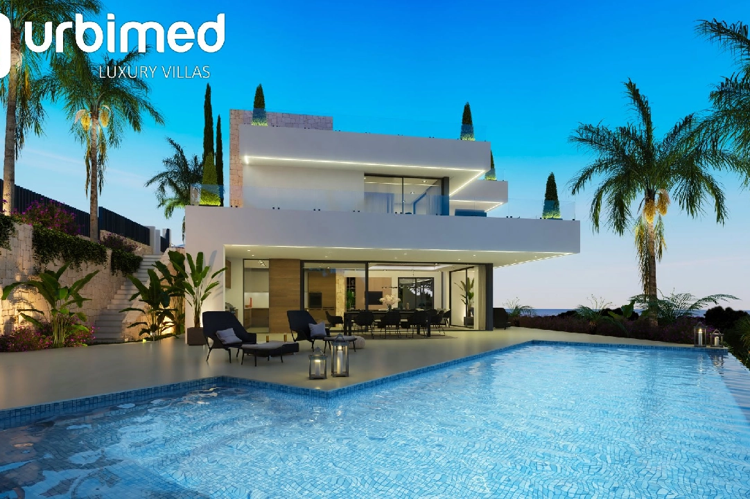 villa en Denia en venta, superficie 734 m², aire acondicionado, parcela 2 m², 5 dormitorios, 7 banos, piscina, ref.: UM-UV-IPANEMA-1