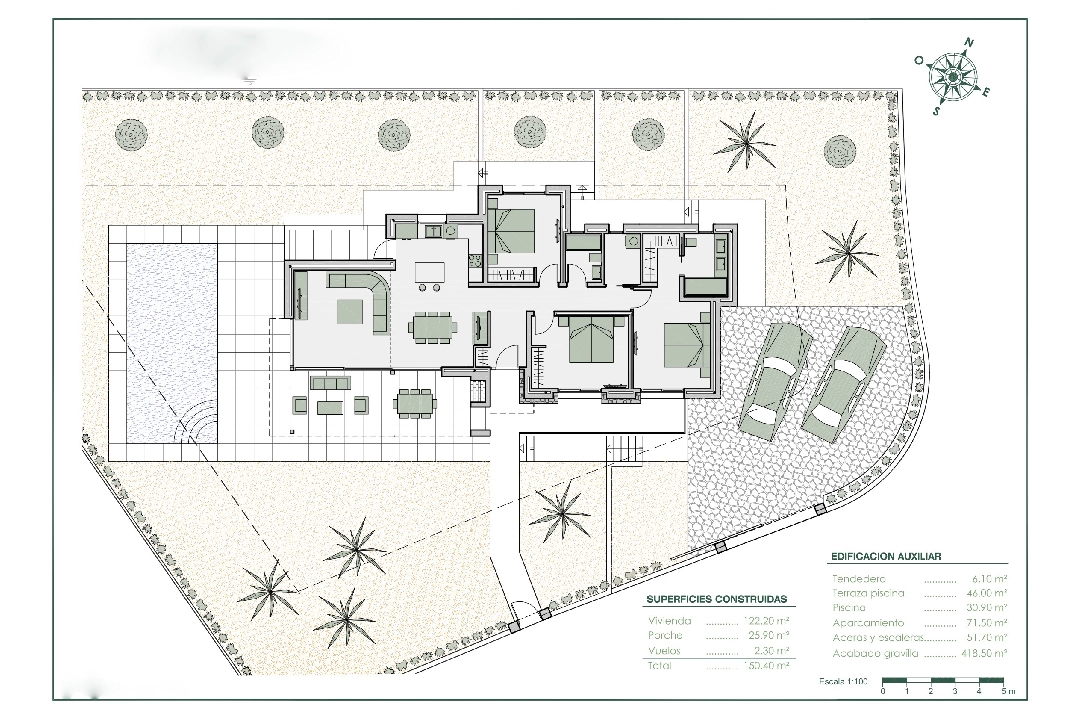 villa en Benissa en venta, superficie 150 m², ano de construccion 2022, aire acondicionado, parcela 800 m², 3 dormitorios, 2 banos, piscina, ref.: BI-BE.H-863-3