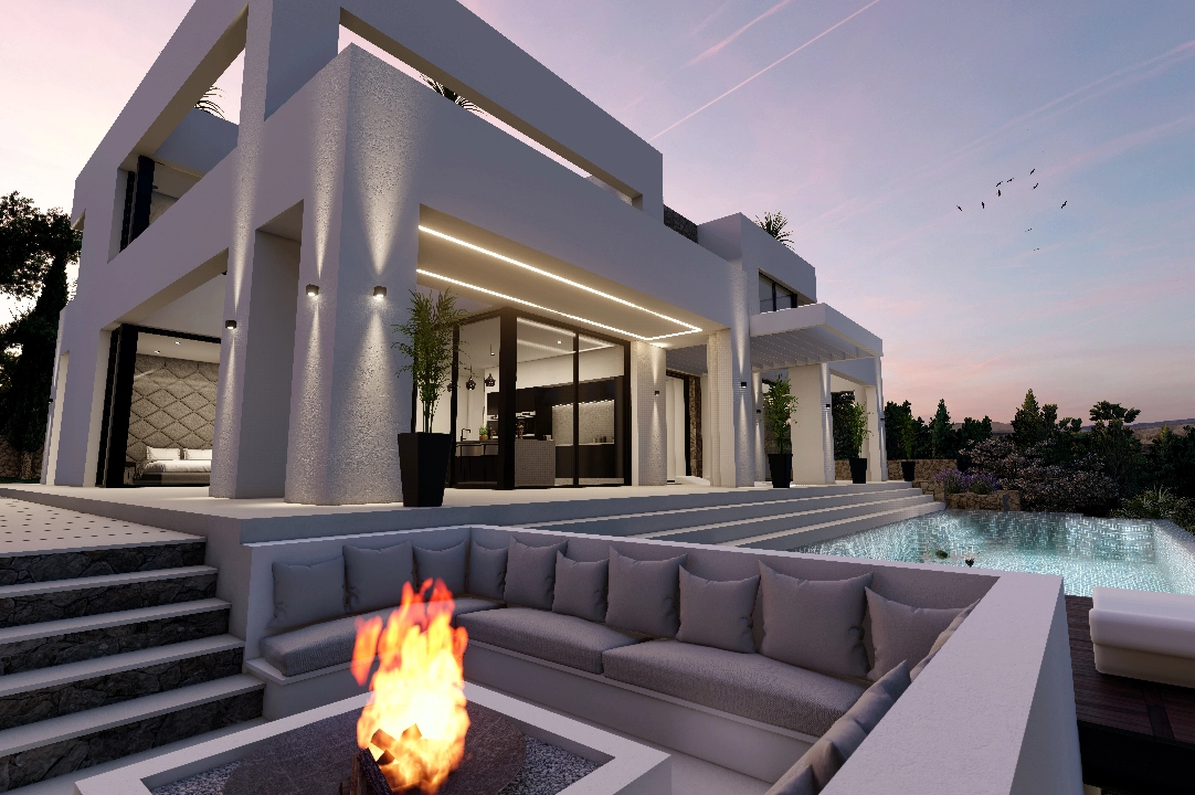 villa en Benissa en venta, superficie 286 m², ano de construccion 2022, aire acondicionado, parcela 1 m², 4 dormitorios, 4 banos, piscina, ref.: PR-PPS3038-1
