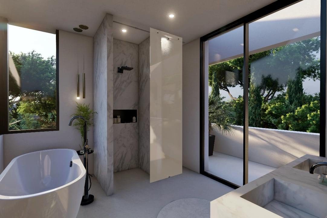 villa en Benissa en venta, superficie 286 m², ano de construccion 2022, aire acondicionado, parcela 1 m², 4 dormitorios, 4 banos, piscina, ref.: PR-PPS3038-3