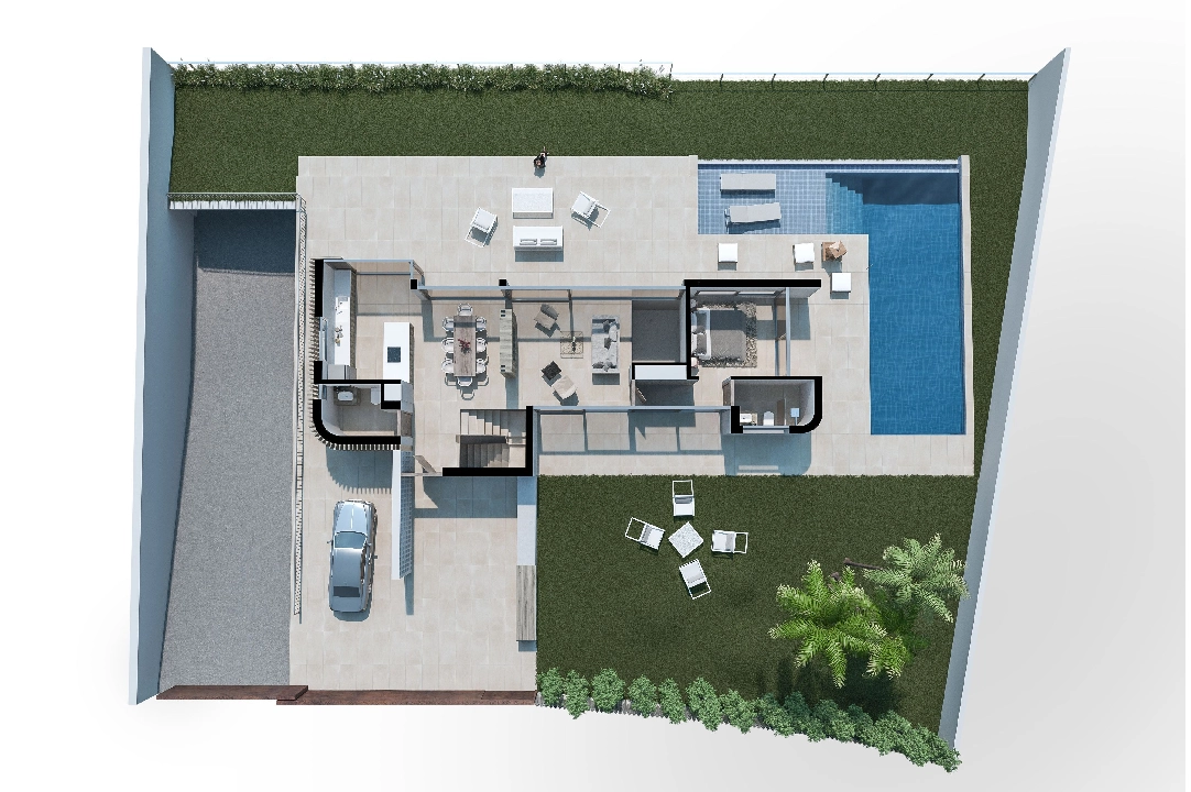 villa en Finestrat en venta, superficie 346 m², ano de construccion 2019, + calefaccion suelo, aire acondicionado, parcela 743 m², 5 dormitorios, 6 banos, piscina, ref.: NL-NLD1113-9