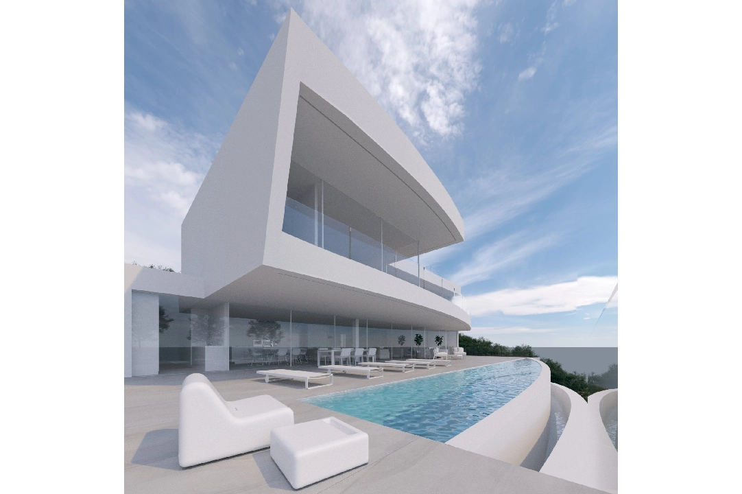 villa en Moraira en venta, superficie 600 m², ano de construccion 2022, + calefaccion suelo, aire acondicionado, parcela 1237 m², 4 dormitorios, 4 banos, piscina, ref.: NL-NLD1219-1