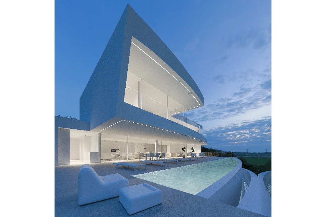 villa en Moraira en venta, superficie 600 m², ano de construccion 2022, + calefaccion suelo, aire acondicionado, parcela 1237 m², 4 dormitorios, 4 banos, piscina, ref.: NL-NLD1219-7