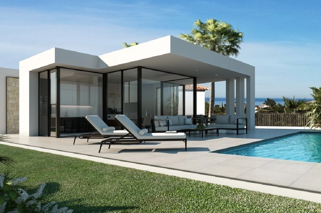 villa en Denia en venta, superficie 130 m², ano de construccion 2021, + calefaccion central, aire acondicionado, parcela 800 m², 3 dormitorios, 2 banos, piscina, ref.: NL-NLD1273-1