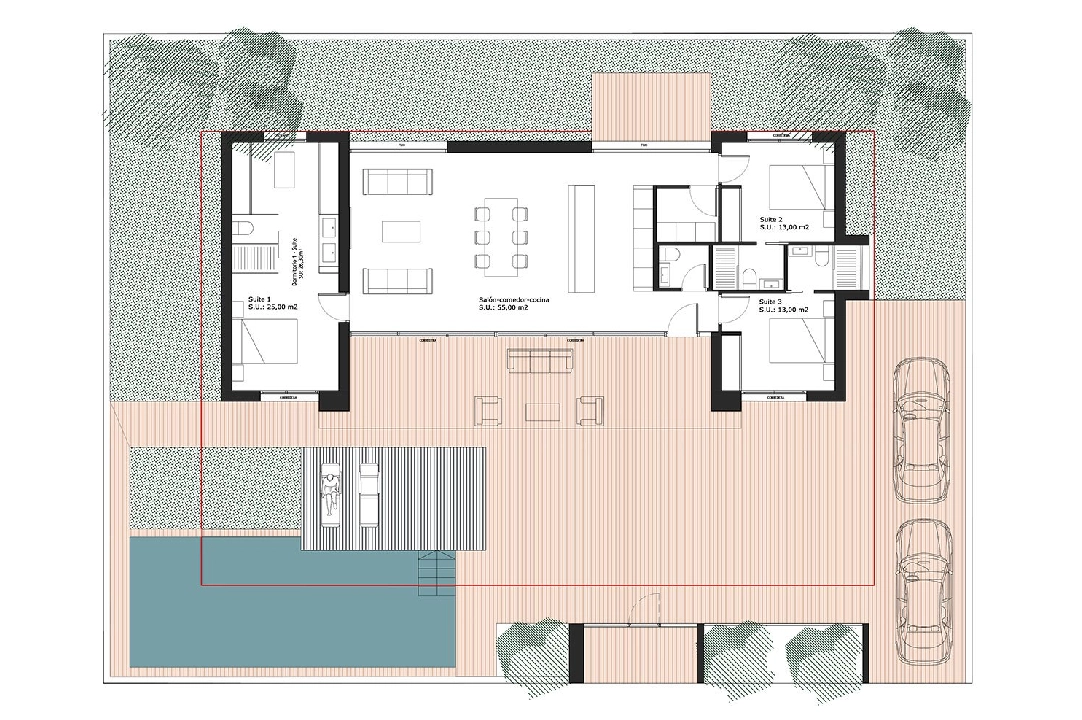 villa en Ciudad Quesada en venta, superficie 150 m², estado first owner, parcela 530 m², 3 dormitorios, 3 banos, piscina, ref.: HA-CQN-101-E01-5