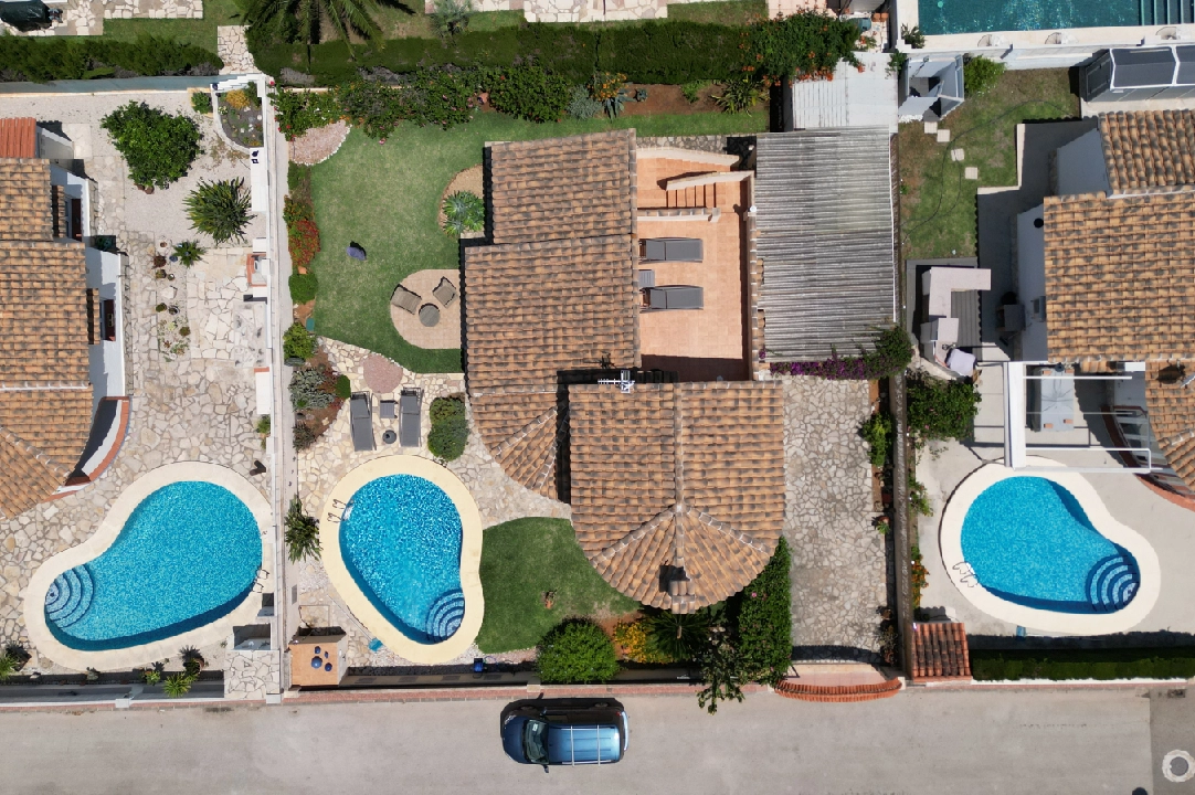 villa en Els Poblets en alquiler de vacaciones, superficie 107 m², ano de construccion 1998, estado neat, + KLIMA, aire acondicionado, parcela 400 m², 3 dormitorios, 2 banos, piscina, ref.: T-0223-18