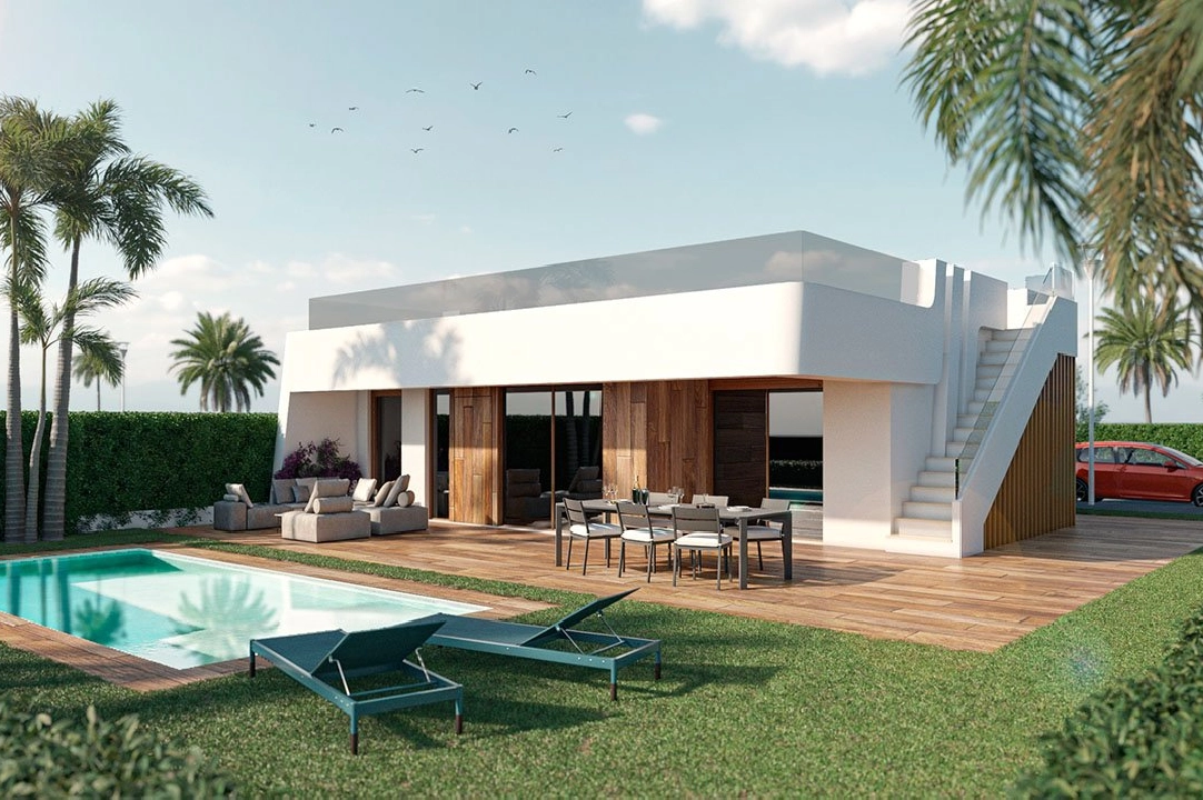 villa en Alhama de Murcia en venta, superficie 260 m², estado first owner, parcela 284 m², 4 dormitorios, 3 banos, piscina, ref.: HA-AHN-111-E03-1