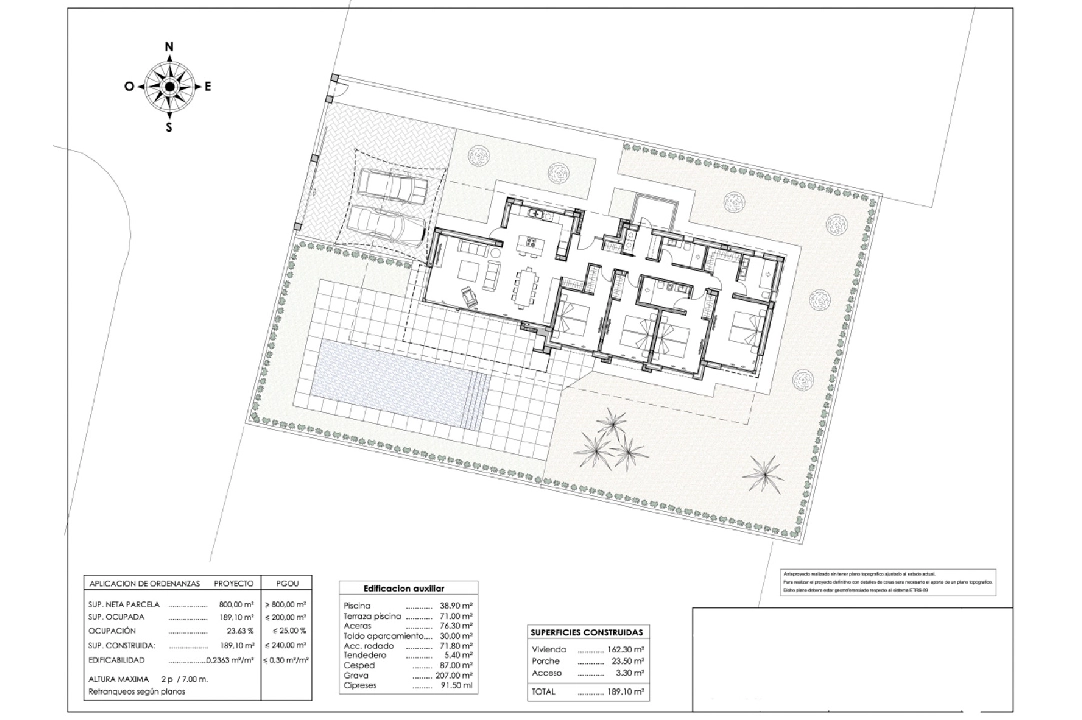 villa en Calpe(Pla Roig) en venta, superficie 453 m², aire acondicionado, parcela 800 m², 4 dormitorios, 3 banos, ref.: BP-4143CAL-3