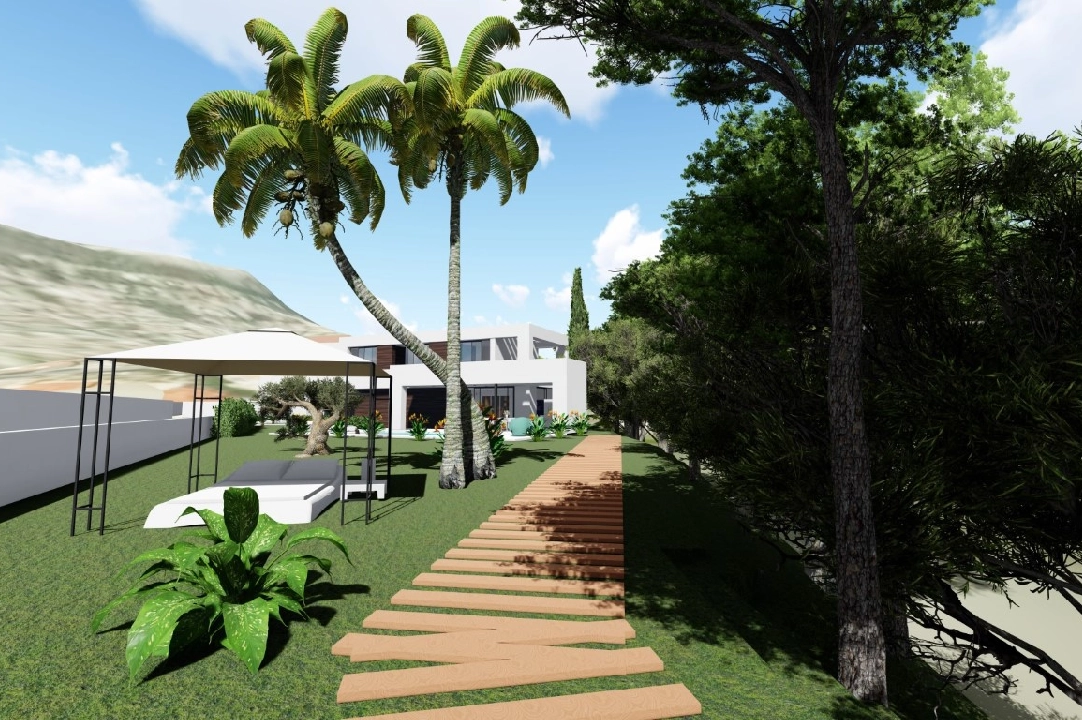 villa en Calpe(La Canuta) en venta, superficie 265 m², aire acondicionado, parcela 2760 m², 4 dormitorios, 3 banos, ref.: BP-6365CAL-9