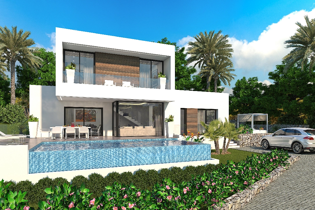 villa en Pedreguer(Monte Solana 1) en venta, superficie 162 m², ano de construccion 2024, aire acondicionado, parcela 928 m², 3 dormitorios, 2 banos, piscina, ref.: UM-UV-MONTE-SOLANA-II-1
