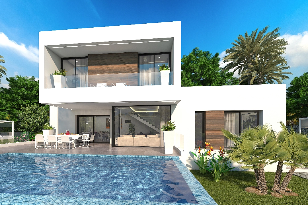 villa en Pedreguer(Monte Solana 1) en venta, superficie 162 m², ano de construccion 2024, aire acondicionado, parcela 928 m², 3 dormitorios, 2 banos, piscina, ref.: UM-UV-MONTE-SOLANA-II-5
