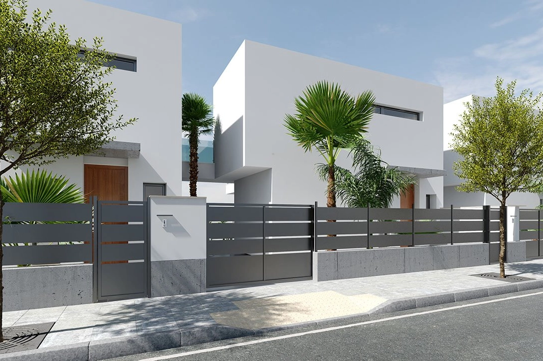 villa en Los Alcazares en venta, superficie 166 m², estado first owner, parcela 180 m², 3 dormitorios, 2 banos, piscina, ref.: HA-LAN-330-E01-2