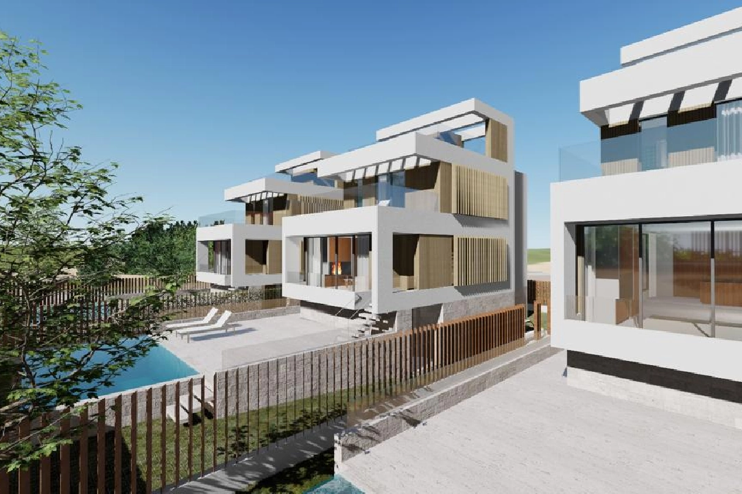 villa en Oliva en venta, superficie 173 m², ano de construccion 2023, estado first owner, + calefaccion suelo, aire acondicionado, parcela 350 m², 3 dormitorios, 4 banos, piscina, ref.: AS-1623-24