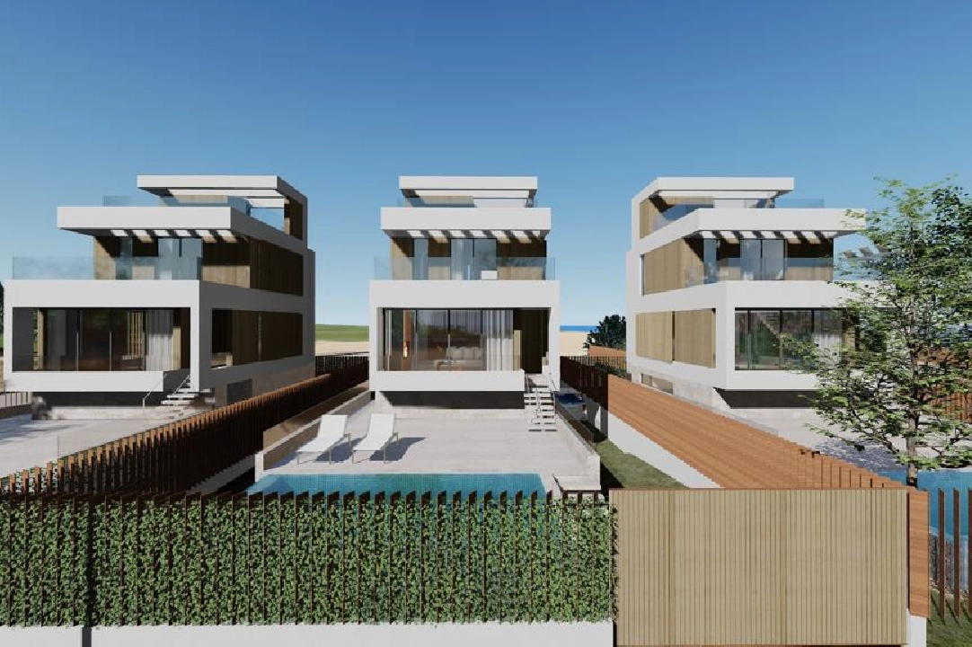 villa en Oliva en venta, superficie 173 m², ano de construccion 2023, estado first owner, + calefaccion suelo, aire acondicionado, parcela 350 m², 3 dormitorios, 4 banos, piscina, ref.: AS-1623-25