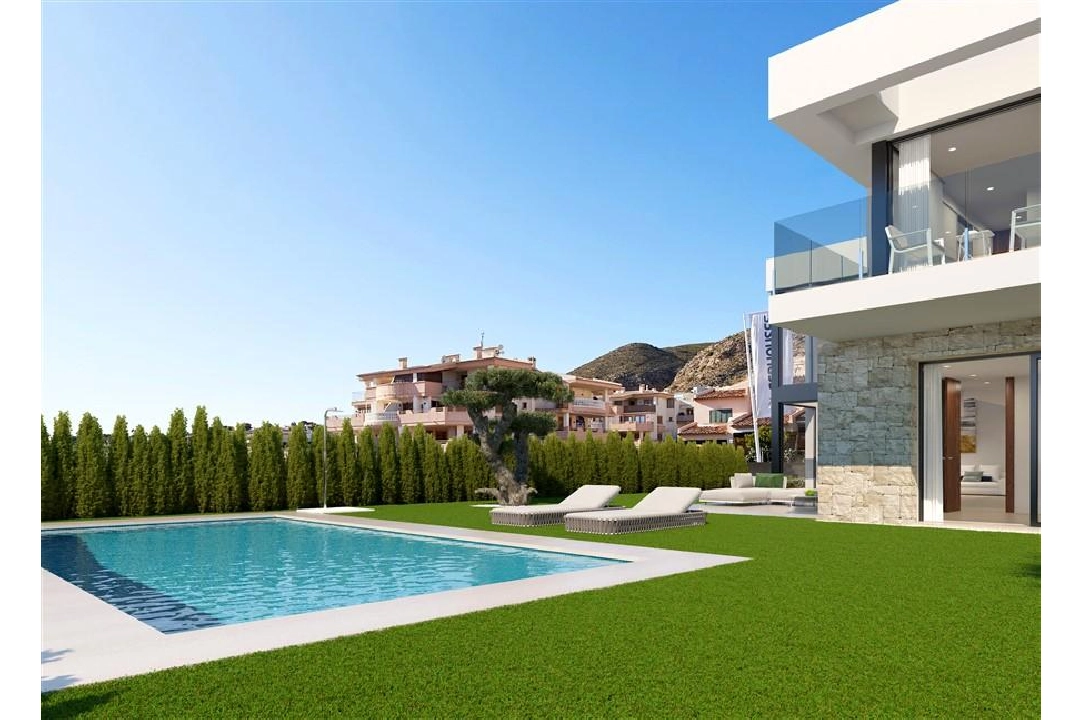 villa en Finestrat en venta, superficie 150 m², parcela 450 m², 3 dormitorios, 3 banos, piscina, ref.: COB-3382-7