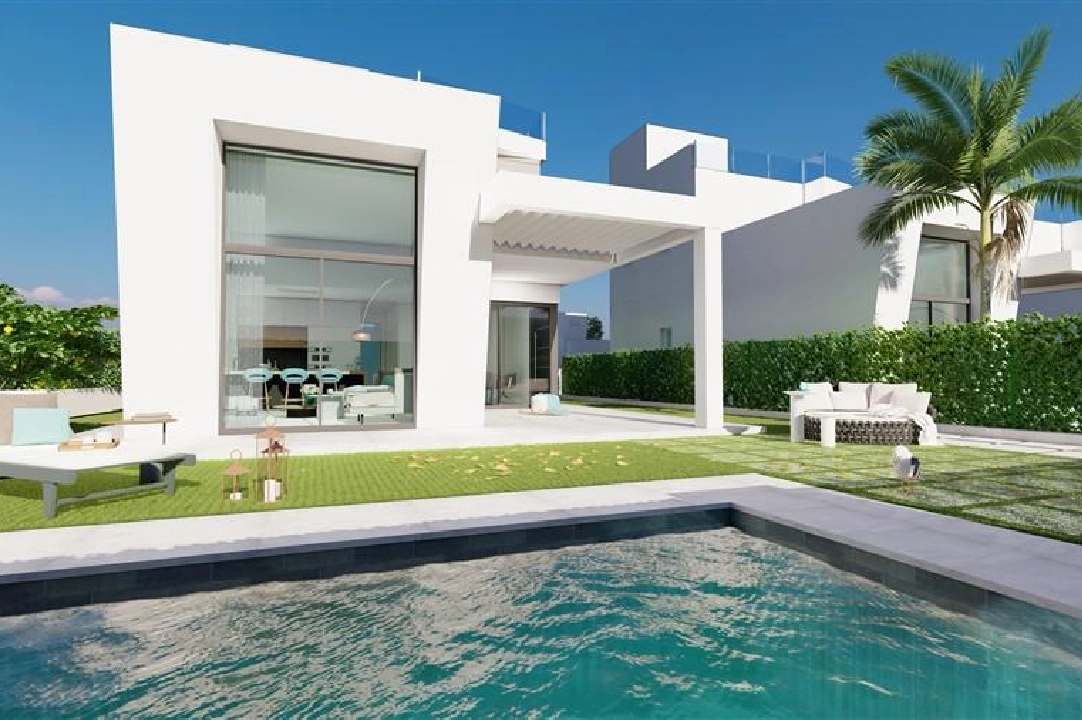 villa en Finestrat en venta, superficie 163 m², parcela 346 m², 3 dormitorios, 3 banos, piscina, ref.: COB-3381-1