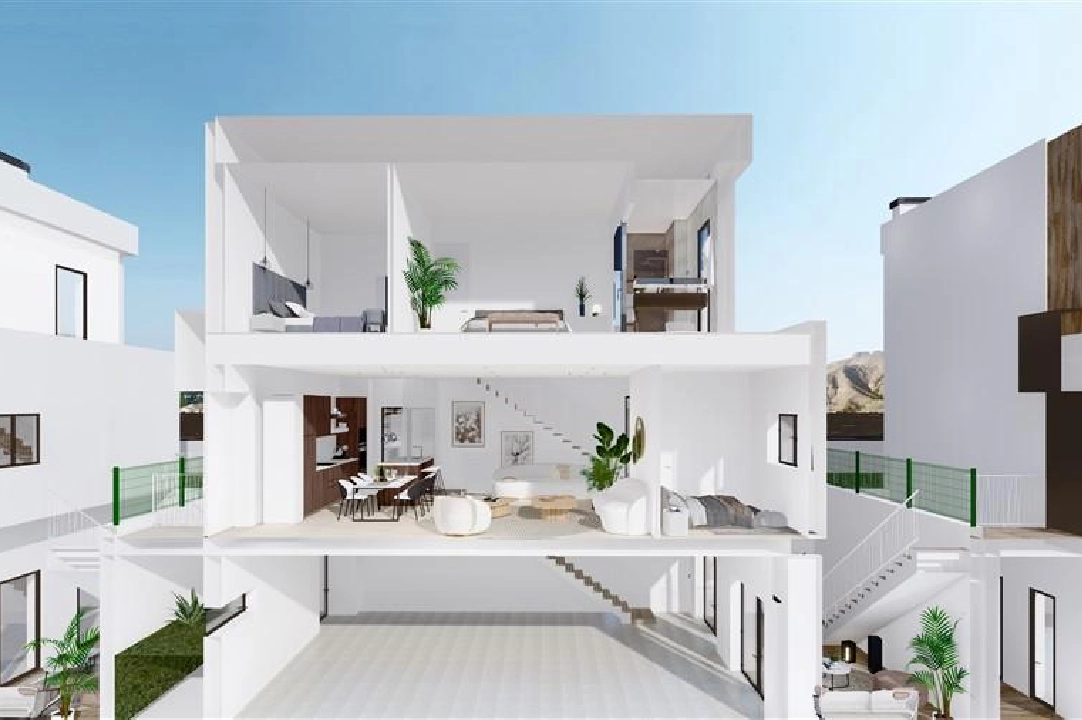 villa en Finestrat en venta, superficie 167 m², parcela 300 m², 3 dormitorios, 3 banos, piscina, ref.: COB-3372-7