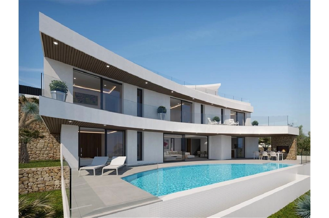 villa en Calpe en venta, superficie 599 m², parcela 1001 m², 4 dormitorios, 4 banos, piscina, ref.: COB-3362-1