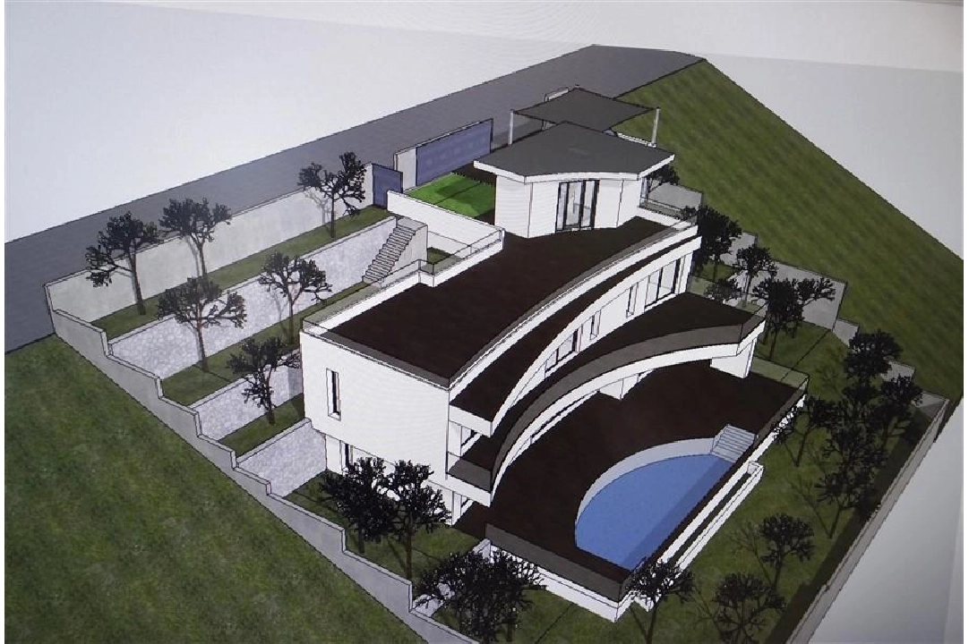 villa en Calpe en venta, superficie 599 m², parcela 1001 m², 4 dormitorios, 4 banos, piscina, ref.: COB-3362-6