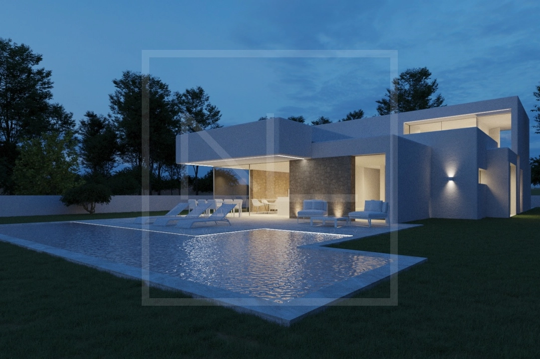 villa en Moraira en venta, superficie 268 m², ano de construccion 2023, + calefaccion central, aire acondicionado, parcela 891 m², 4 dormitorios, 4 banos, piscina, ref.: NL-NLD1448-17