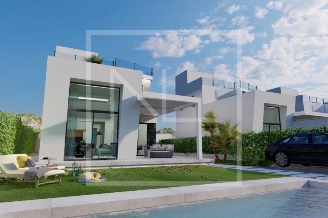 villa en Finestrat en venta, superficie 163 m², ano de construccion 2024, + calefaccion central, aire acondicionado, parcela 393 m², 3 dormitorios, 3 banos, piscina, ref.: NL-NLD1470-13