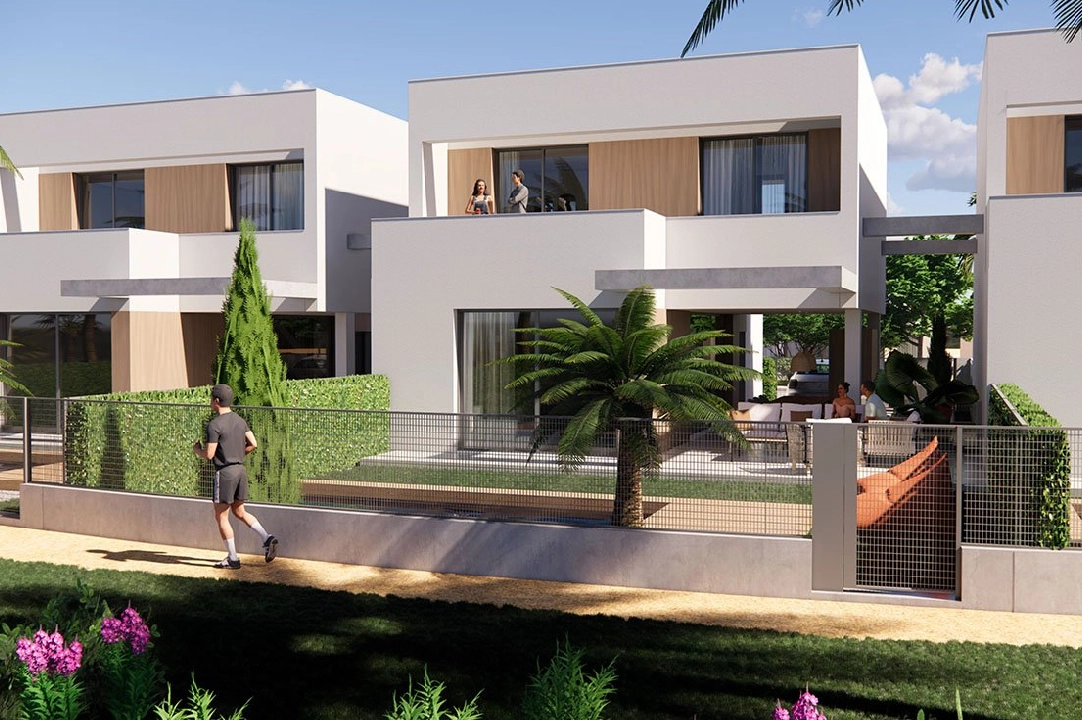 villa en Los Alcazares en venta, superficie 300 m², estado first owner, parcela 202 m², 3 dormitorios, 3 banos, piscina, ref.: HA-LAN-421-E01-2