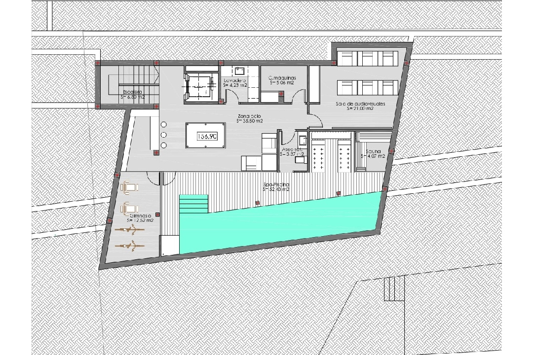 villa en Benissa(Raco de galeno) en venta, superficie 560 m², aire acondicionado, parcela 1500 m², 4 dormitorios, 4 banos, ref.: BP-3615BEN-12