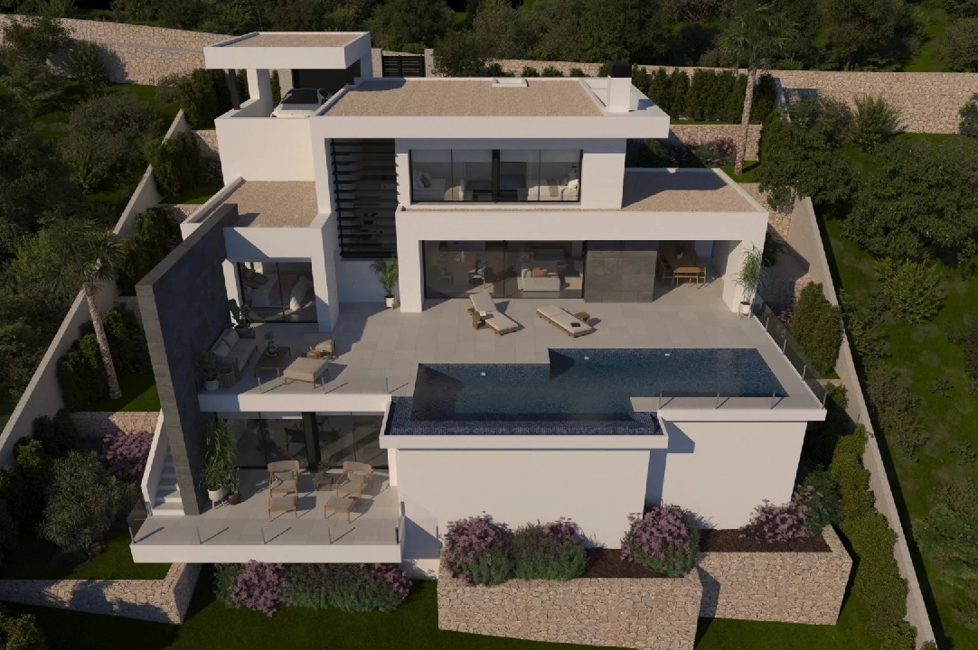 villa en Cumbre del Sol en venta, superficie 337 m², parcela 824 m², 3 dormitorios, 4 banos, piscina, ref.: BS-82447844-1