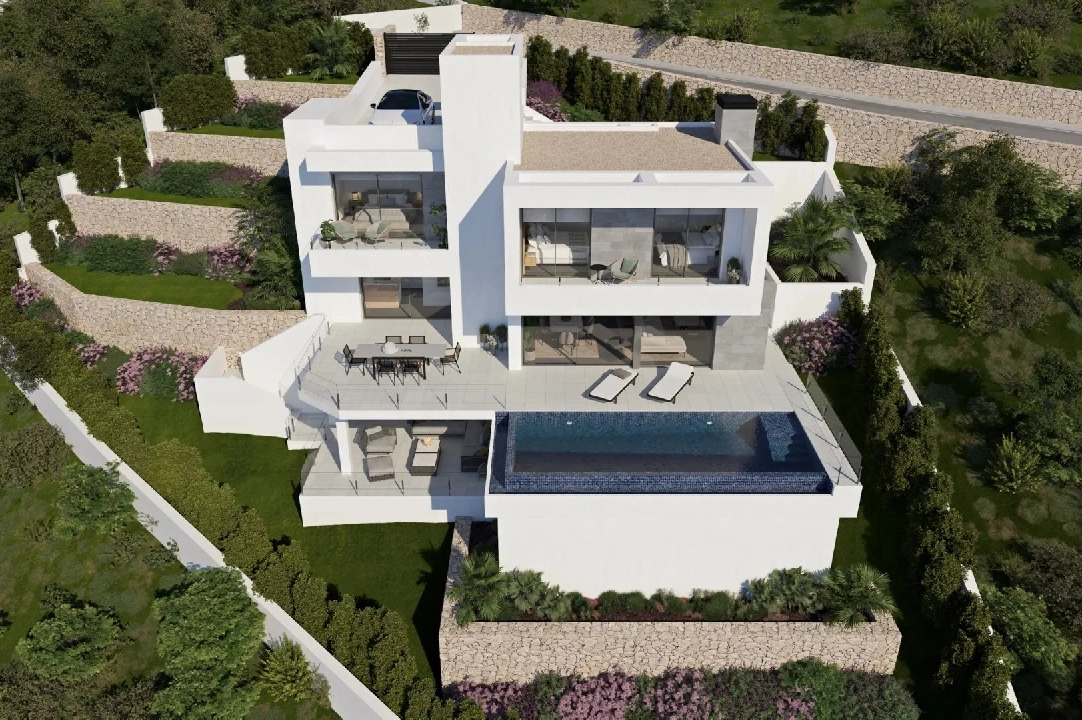 villa en Cumbre del Sol en venta, superficie 320 m², parcela 805 m², 3 dormitorios, 3 banos, piscina, ref.: BS-82447847-1