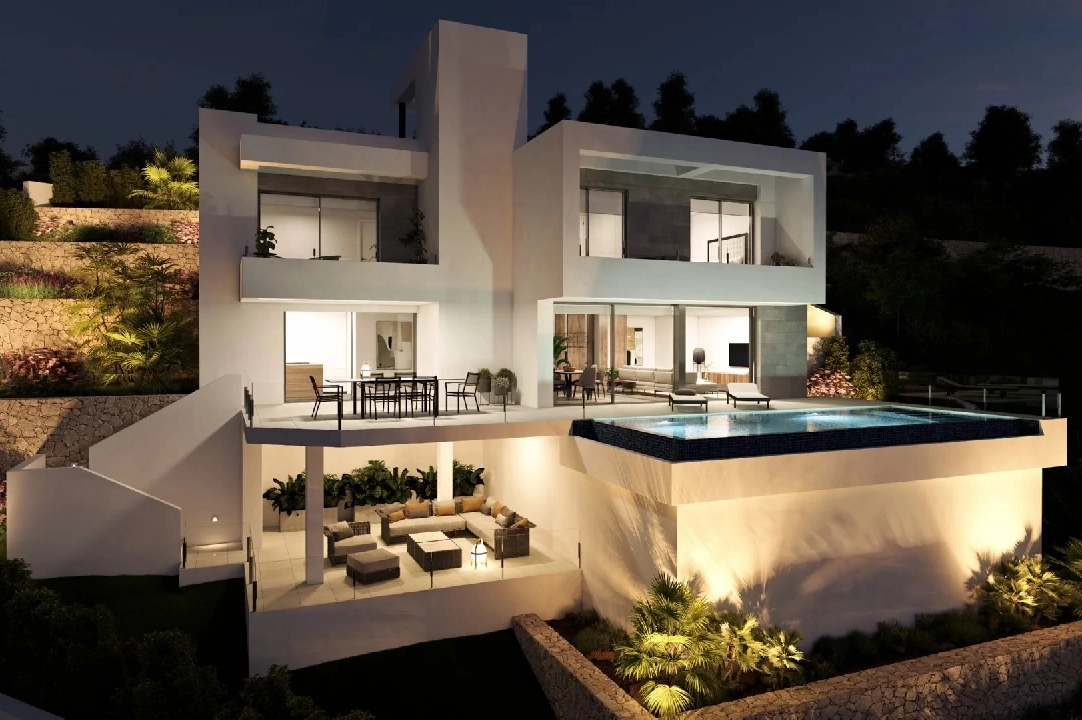 villa en Cumbre del Sol en venta, superficie 320 m², parcela 805 m², 3 dormitorios, 3 banos, piscina, ref.: BS-82447847-7