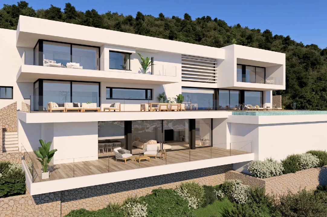 villa en Cumbre del Sol en venta, superficie 1076 m², parcela 2122 m², 1 dormitorios, 1 banos, piscina, ref.: BS-82447877-5