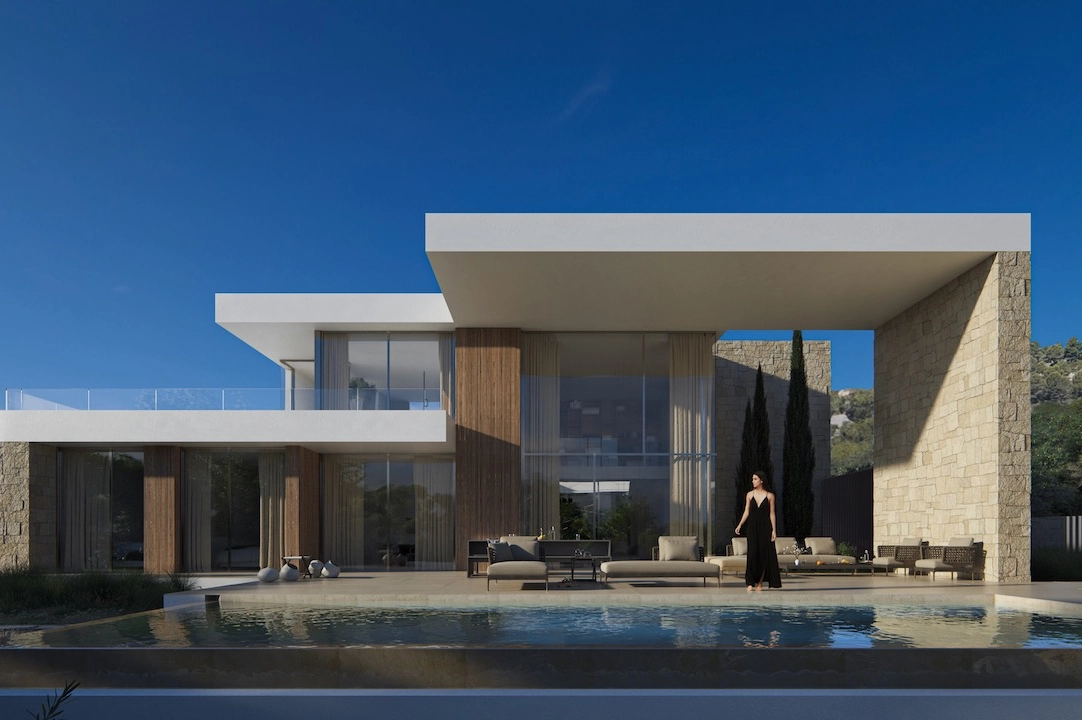 villa en Moraira(Benimeit) en venta, superficie 350 m², aire acondicionado, parcela 1601 m², 4 dormitorios, 4 banos, piscina, ref.: CA-H-1681-AMB-8